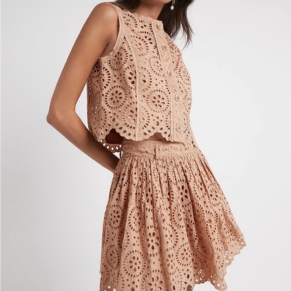 NWT Aje Salita Broderie mini skirt AU 8/ US 4 - Picture 4 of 4